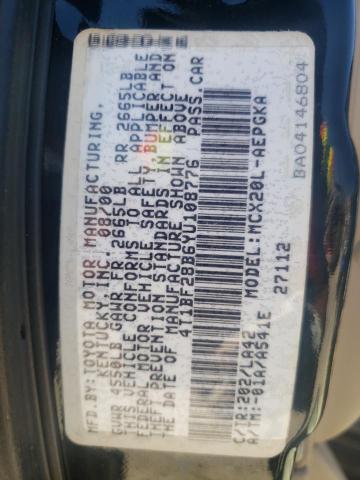Photo 10 from auction – 2000 TOYOTA AVALON XL with VIN 4T1BF28B6YU108776