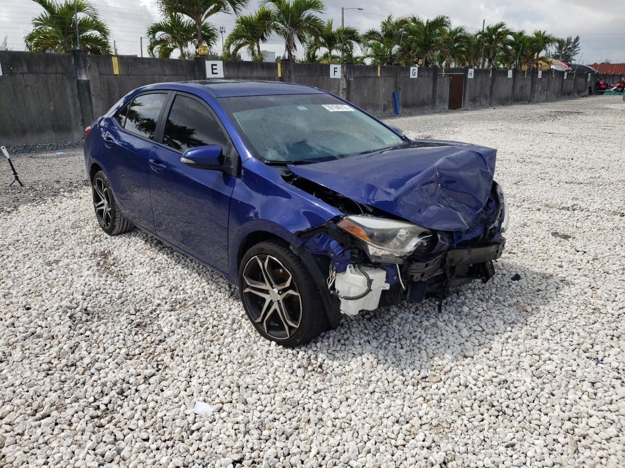 TOYOTA COROLLA L 2016 with VIN 2T1BURHE0GC624561 - Photo from auction