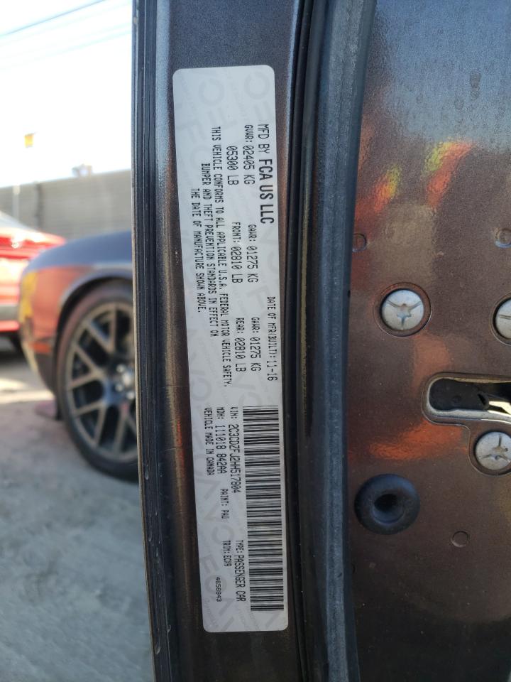 Photo 10 from auction – 2017 DODGE CHALLENGER with VIN 2C3CDZFJ2HH517804