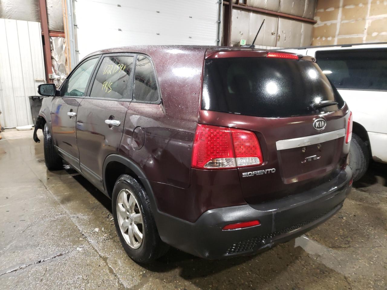 Photo 3 from auction – 2012 KIA SORENTO BA with VIN 5XYKT3A18CG260332