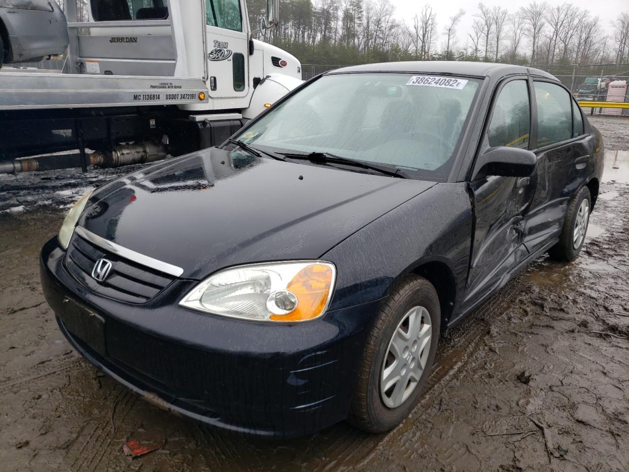 Photo 2 from auction – 2003 HONDA CIVIC DX with VIN 2HGES16103H602274