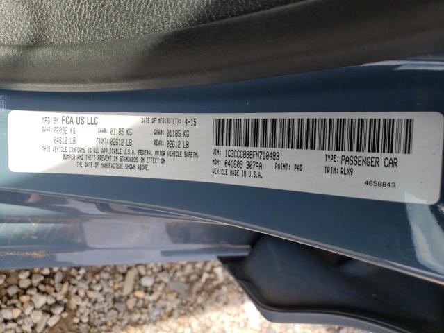 Photo 10 from auction – 2015 CHRYSLER 200 S with VIN 1C3CCCBB8FN710493