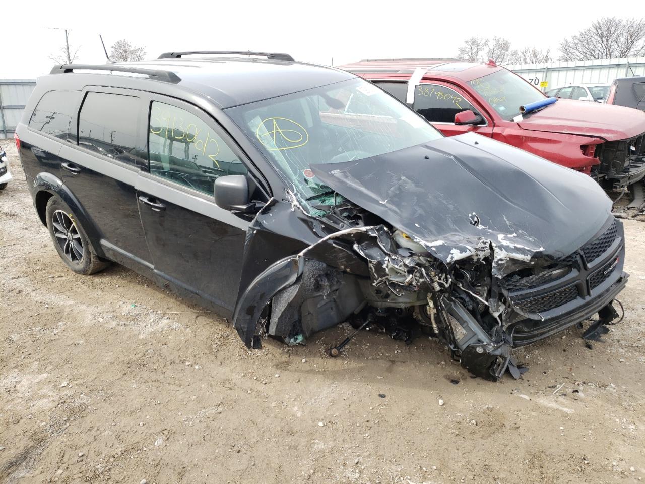 DODGE JOURNEY SE 2018 with VIN 3C4PDCAB5JT534667 - Photo from auction
