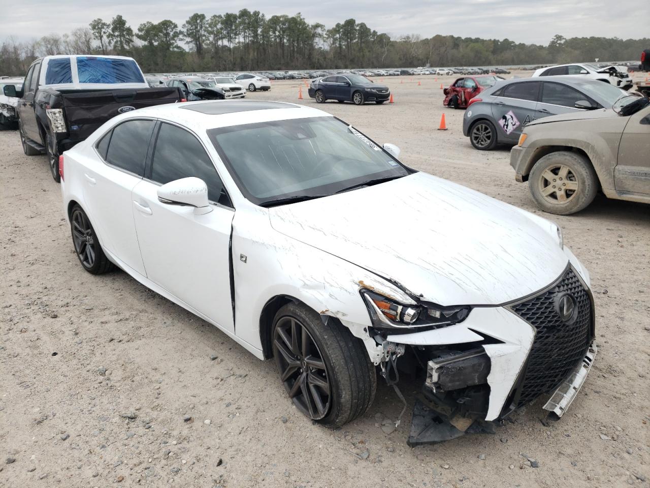 LEXUS IS 300 2018 with VIN JTHBA1D24J5074094 - Photo from auction