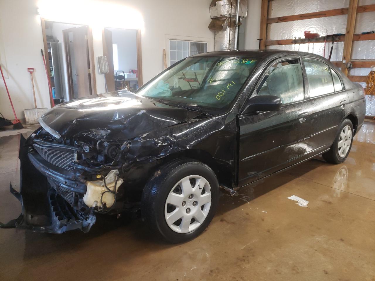 Photo 2 from auction – 2001 HONDA CIVIC EX with VIN JHMES267X1S001791