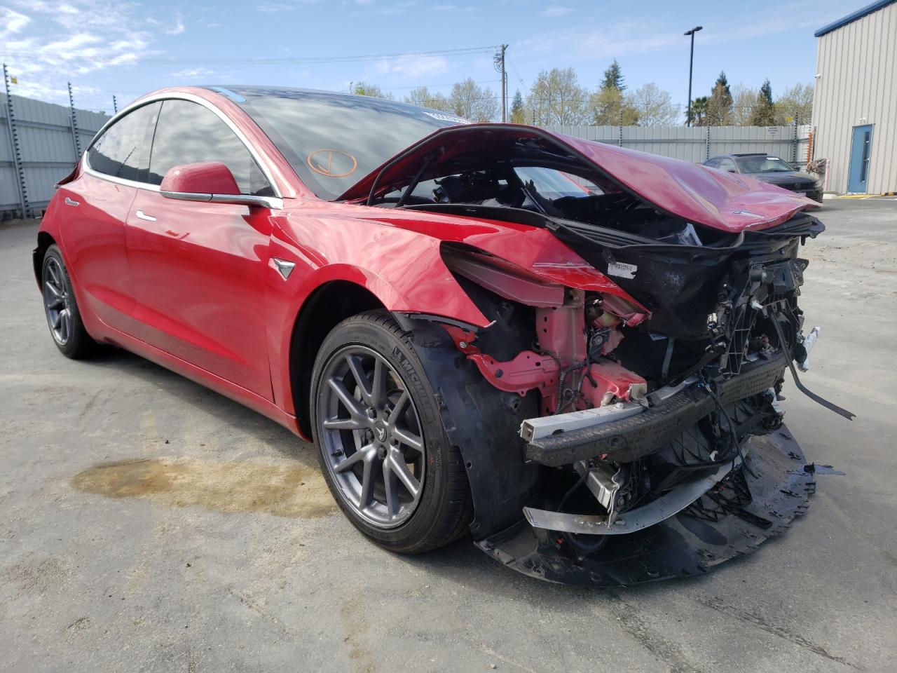 TESLA MODEL 3 2020 with VIN 5YJ3E1EA2LF644465 - Photo from auction