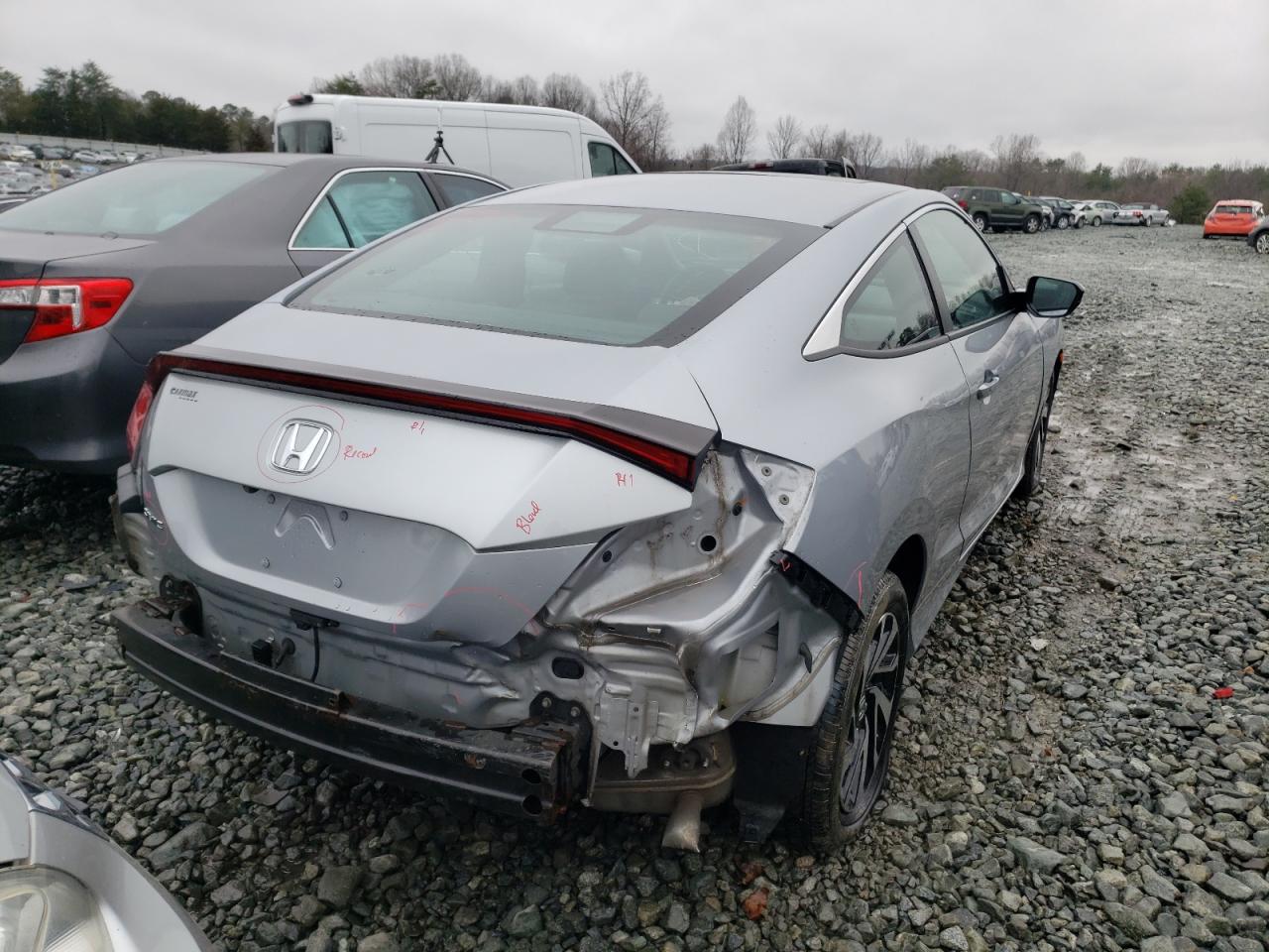 Photo 4 from auction – 2017 HONDA CIVIC LX with VIN 2HGFC4B08HH305454
