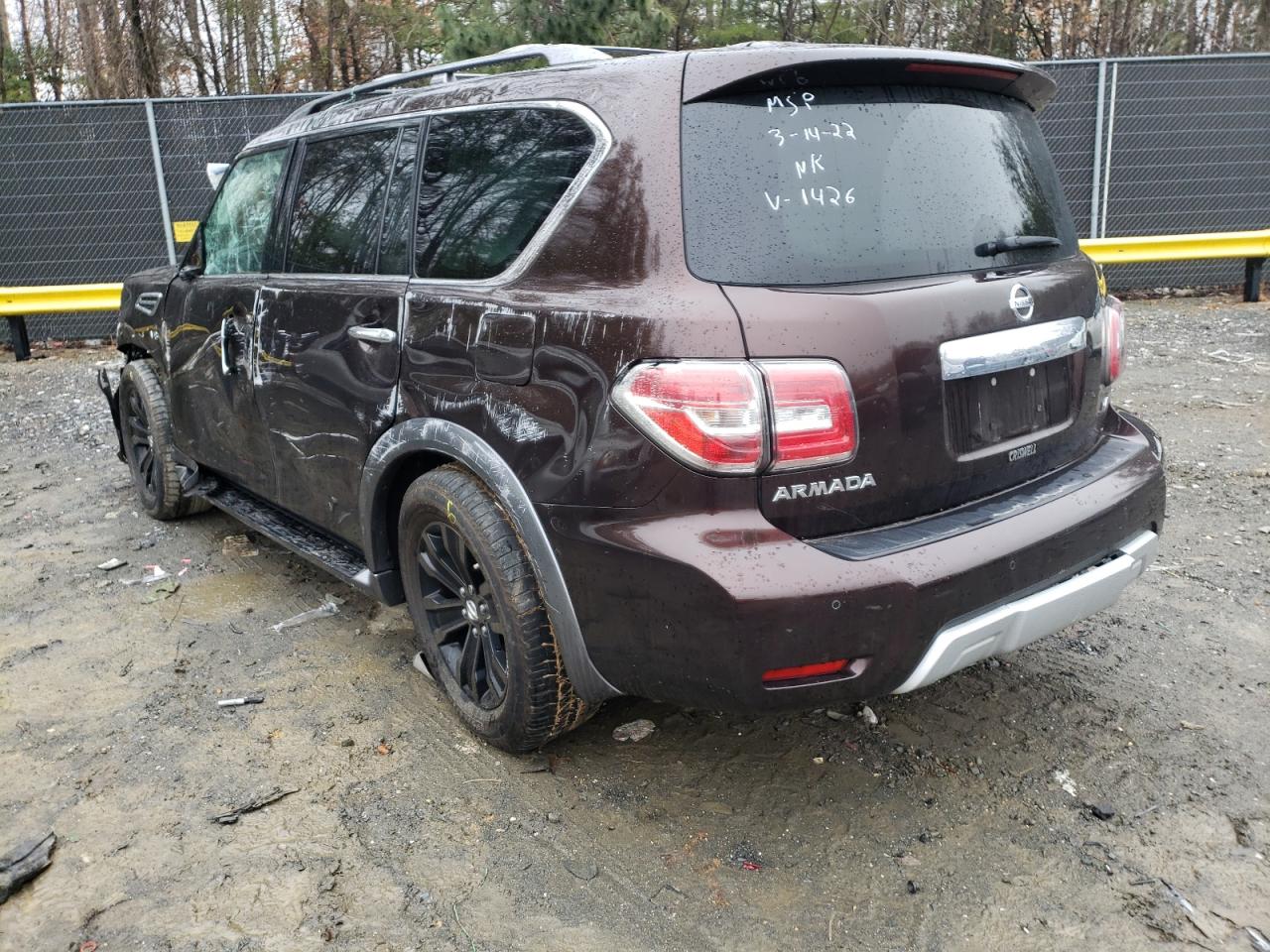 Photo 3 from auction – 2018 NISSAN ARMADA PLA with VIN JN8AY2NE7J9731426