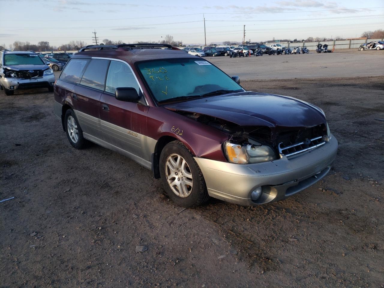SUBARU LEGACY 2001 with VIN 4S3BH675716677101 - Photo from auction