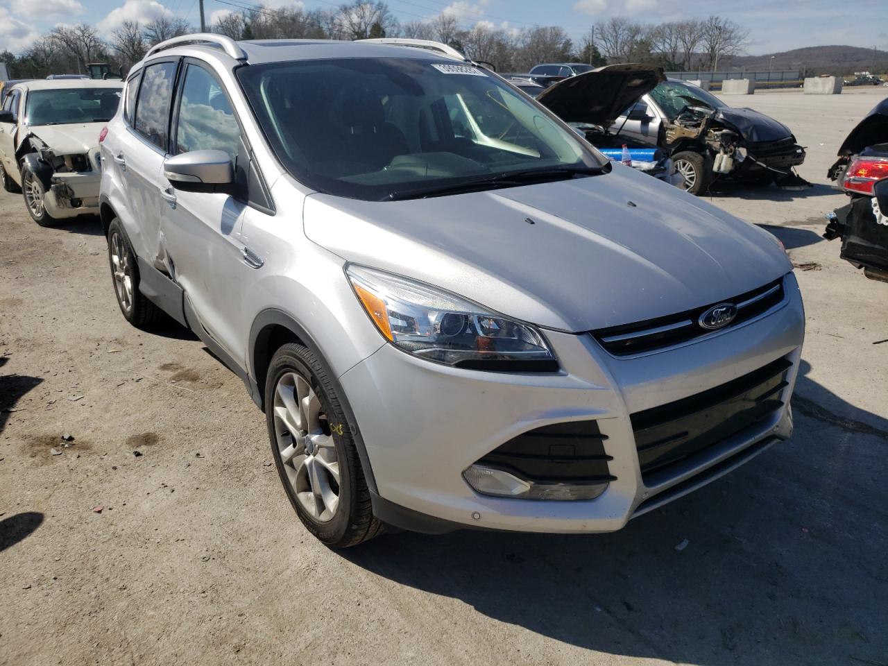 FORD ESCAPE TIT 2014 with VIN 1FMCU9J9XEUE24199 - Photo from auction