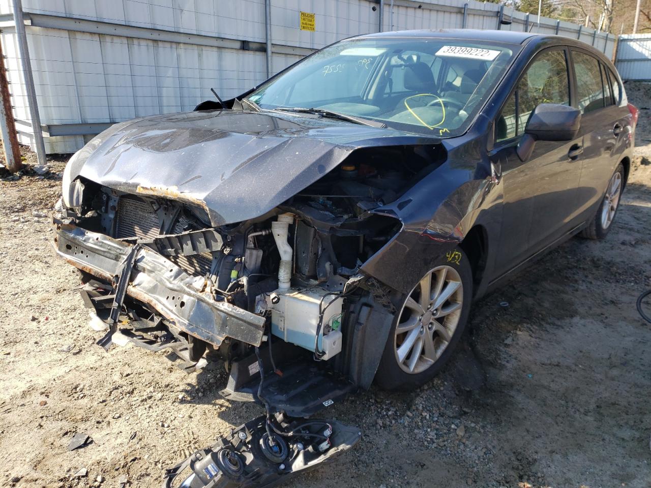 Photo 2 from auction – 2012 SUBARU IMPREZA PR with VIN JF1GPAC68CH218117