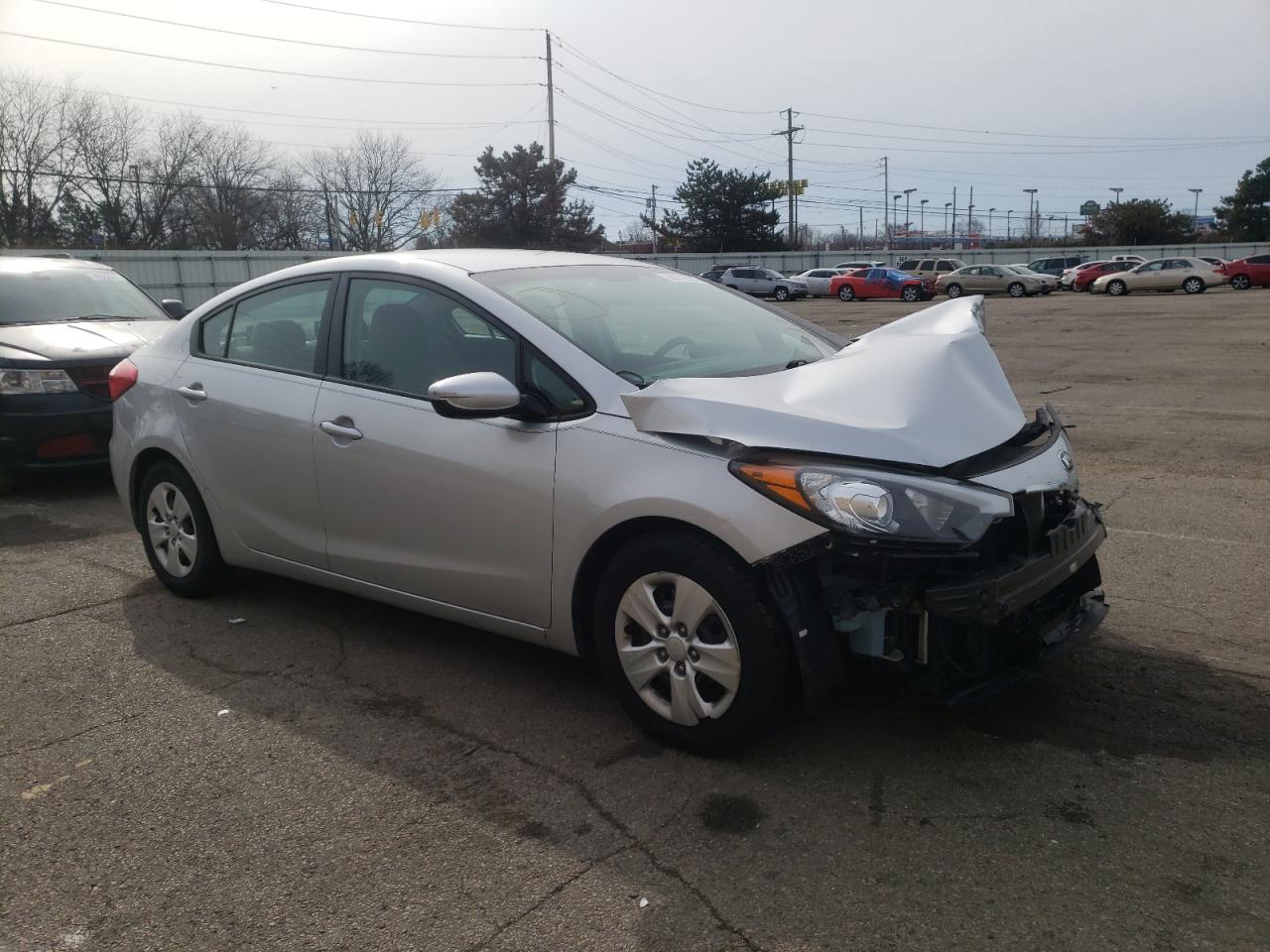 KIA FORTE LX 2015 with VIN KNAFK4A60F5379072 - Photo from auction