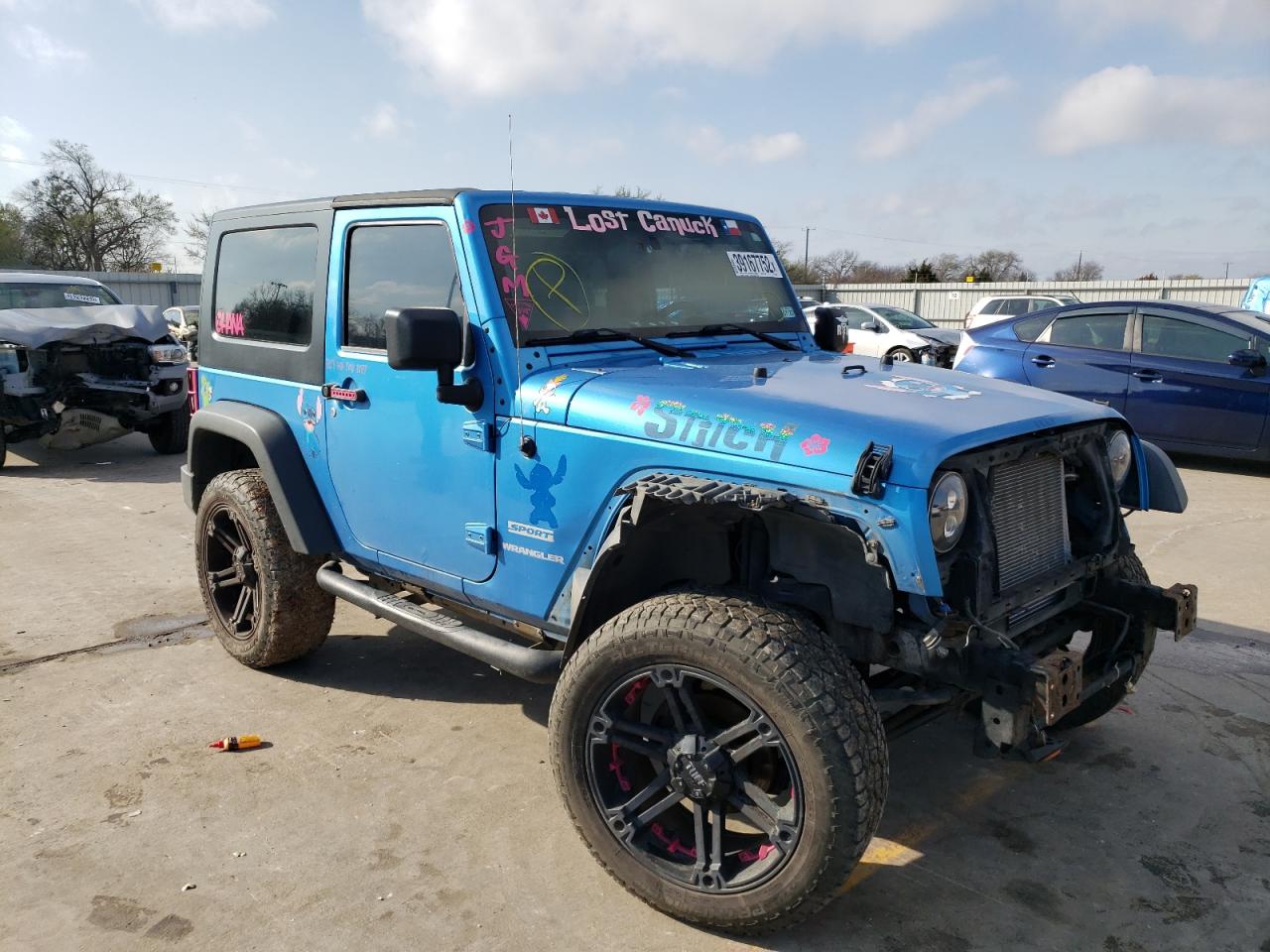 Photo 9 from auction – 2010 JEEP WRANGLER S with VIN 1J4AA2D11AL116544