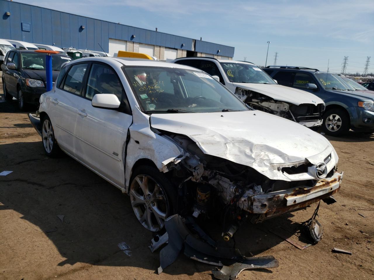 MAZDA 3 HATCHBAC 2007 with VIN JM1BK343X71762264 - Photo from auction