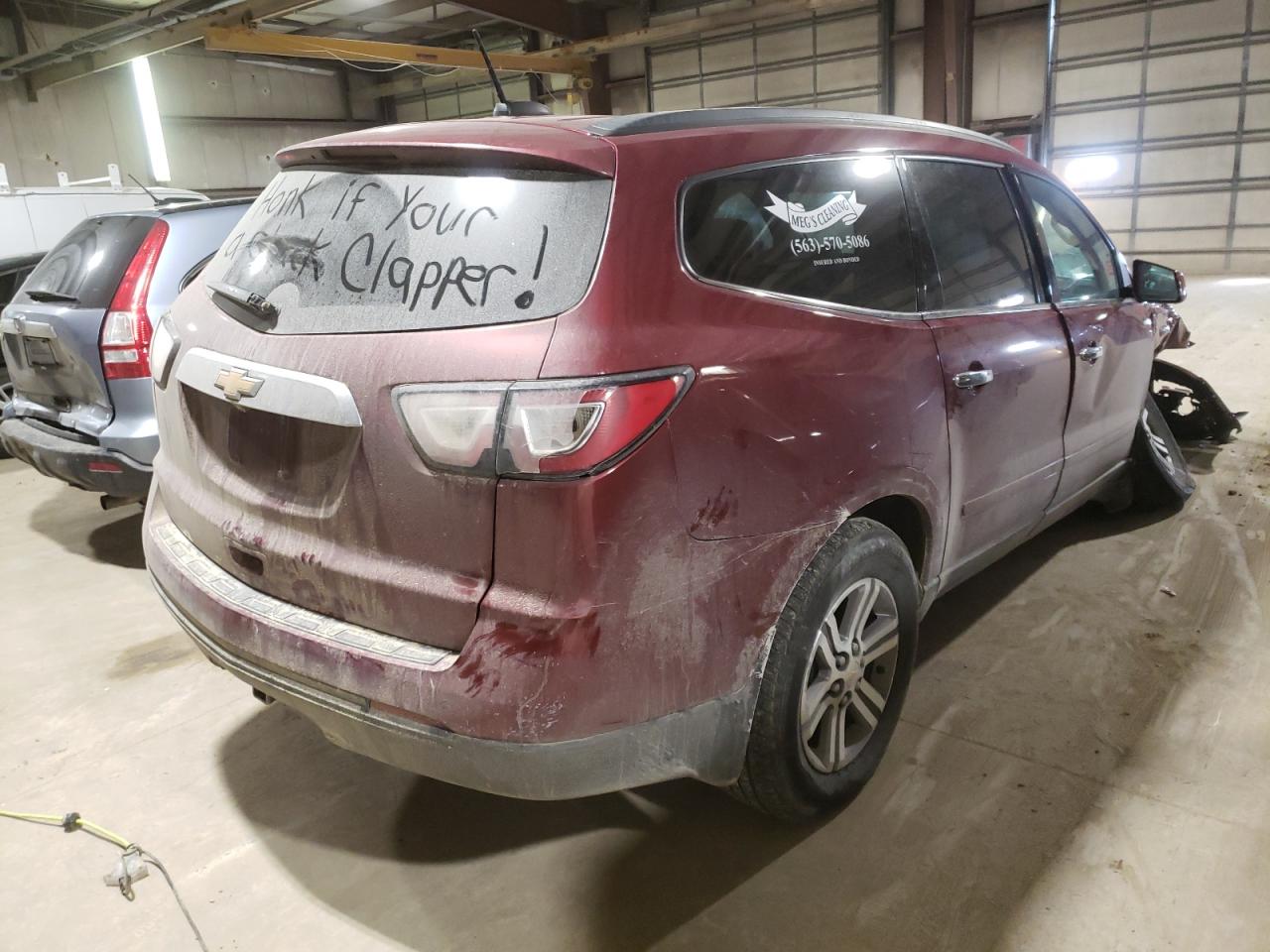 Photo 4 from auction – 2016 CHEVROLET TRAVERSE with VIN 1GNKRHKD3GJ239602