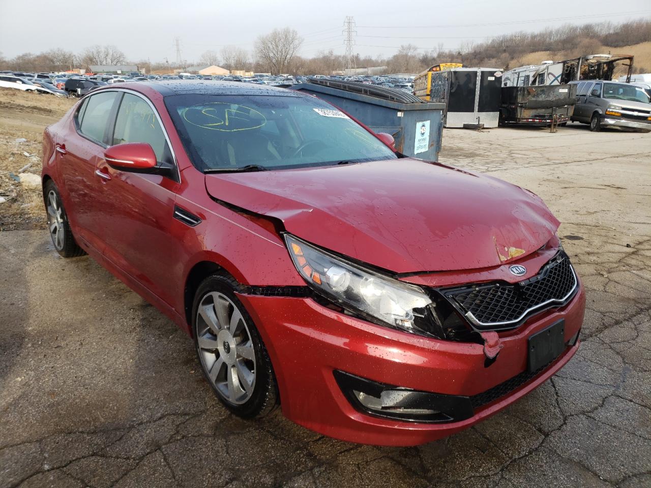 KIA OPTIMA SX 2012 with VIN 5XXGR4A6XCG027126 - Photo from auction