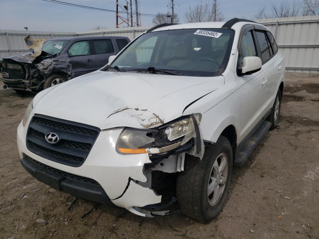Photo 9 from auction – 2008 HYUNDAI SANTA FE G with VIN 5NMSG13D88H190604