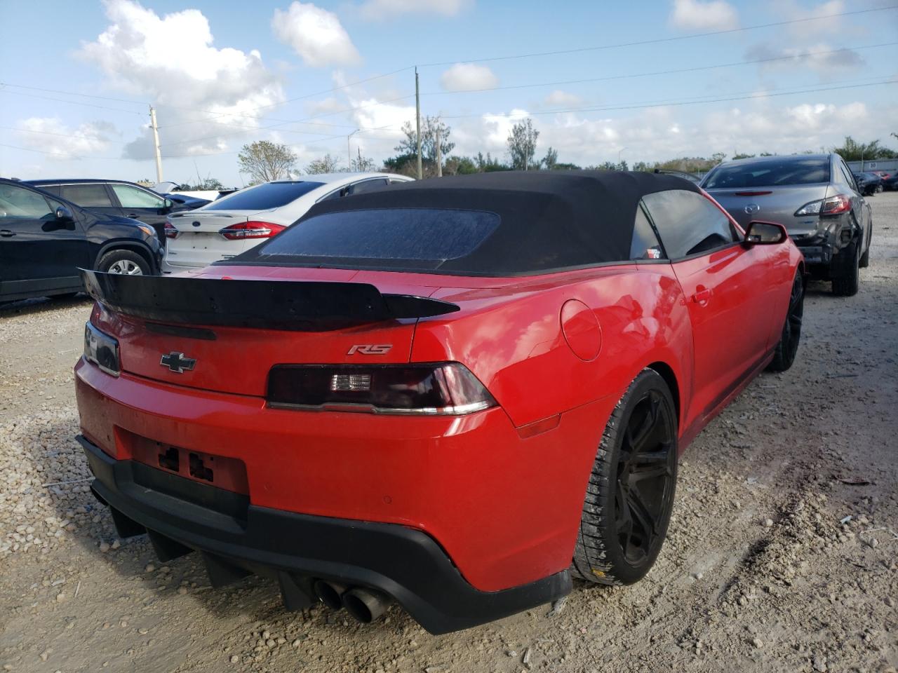Photo 4 from auction – 2015 CHEVROLET CAMARO LT with VIN 2G1FD3D35F9128245