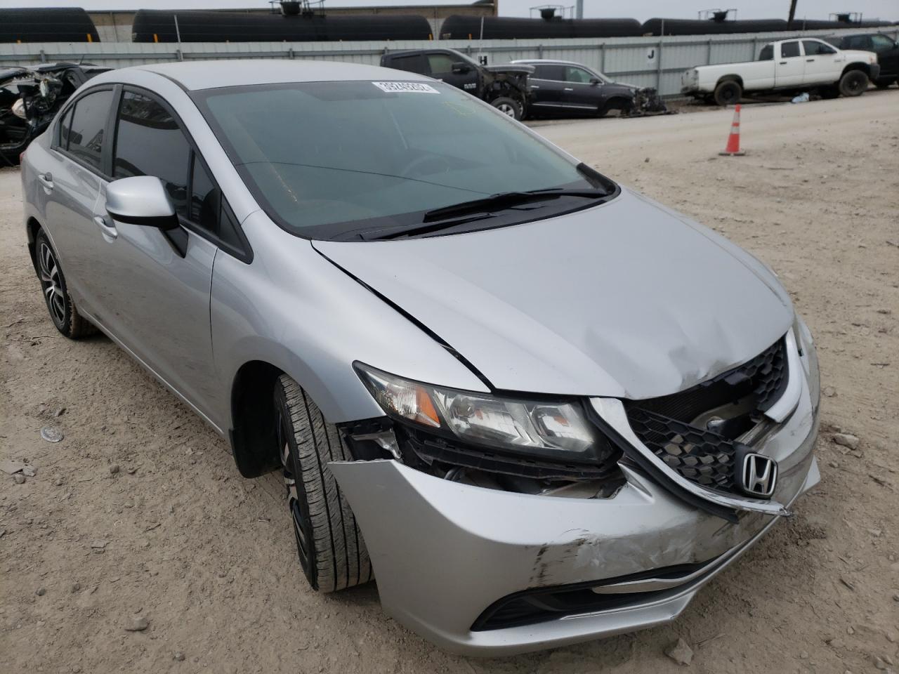 Photo 1 from auction – 2013 HONDA CIVIC LX with VIN 19XFB2F51DE093823