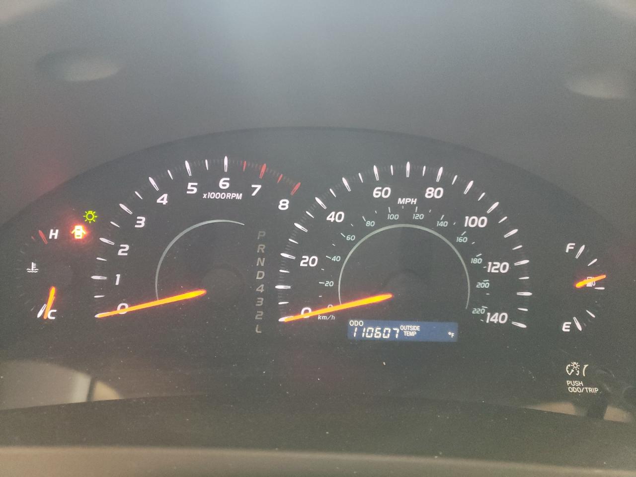 Photo 8 from auction – 2009 TOYOTA CAMRY BASE with VIN 4T1BE46K59U265508