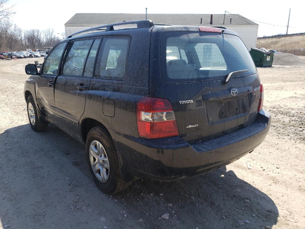 Photo 3 from auction – 2007 TOYOTA HIGHLANDER with VIN JTEHD21A770046358