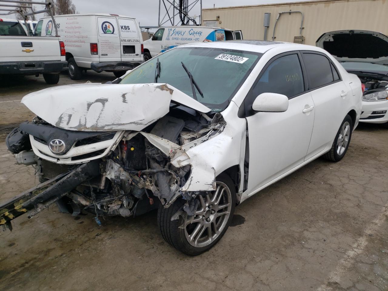 Photo 2 from auction – 2011 TOYOTA COROLLA BA with VIN 2T1BU4EE6BC582946