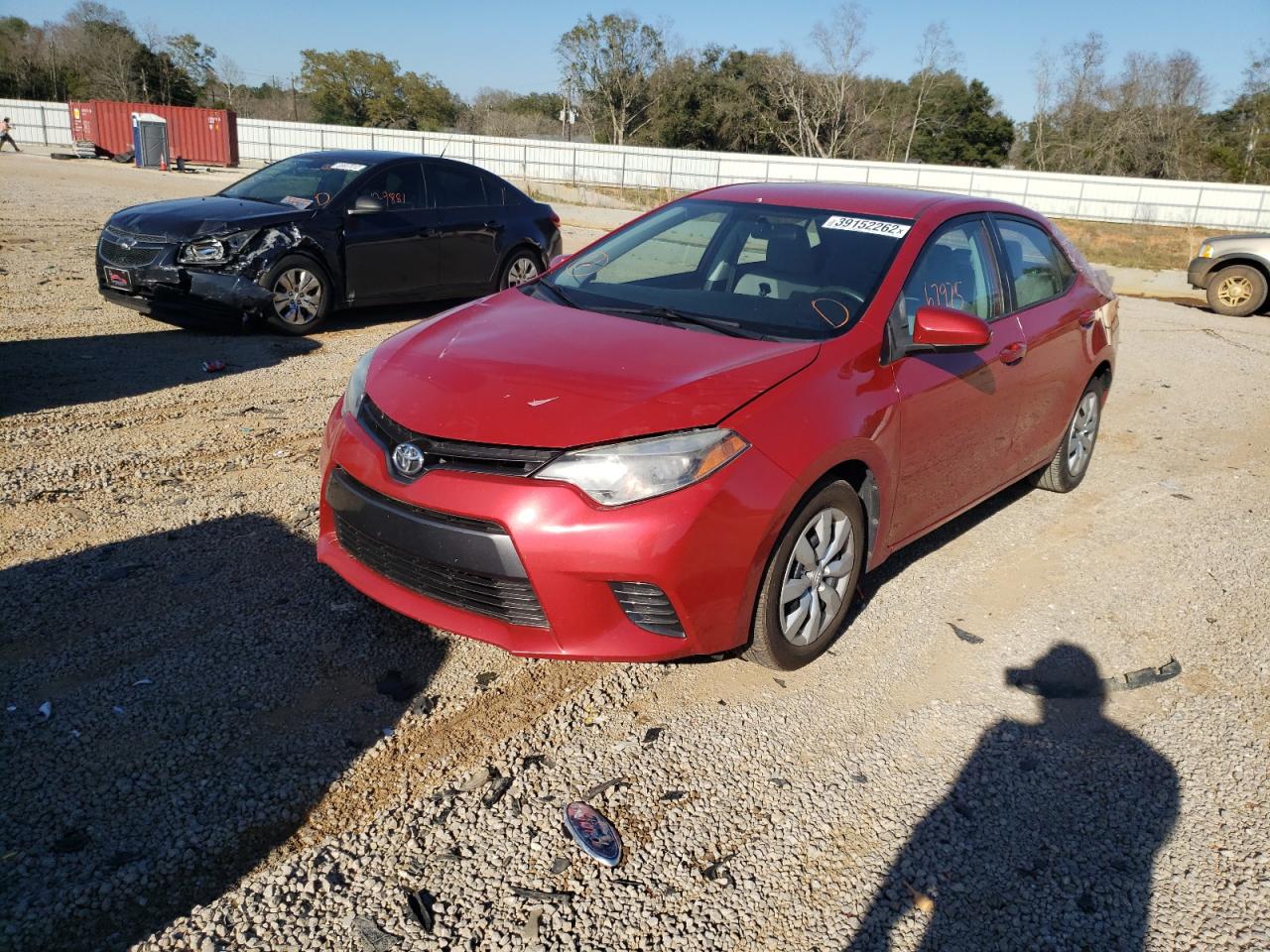 Photo 2 from auction – 2016 TOYOTA COROLLA L with VIN 2T1BURHE0GC597135