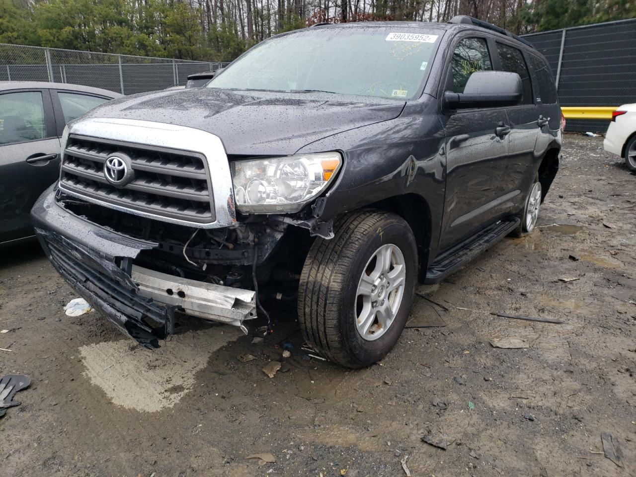 Photo 9 from auction – 2013 TOYOTA SEQUOIA SR with VIN 5TDBY5G14DS077941