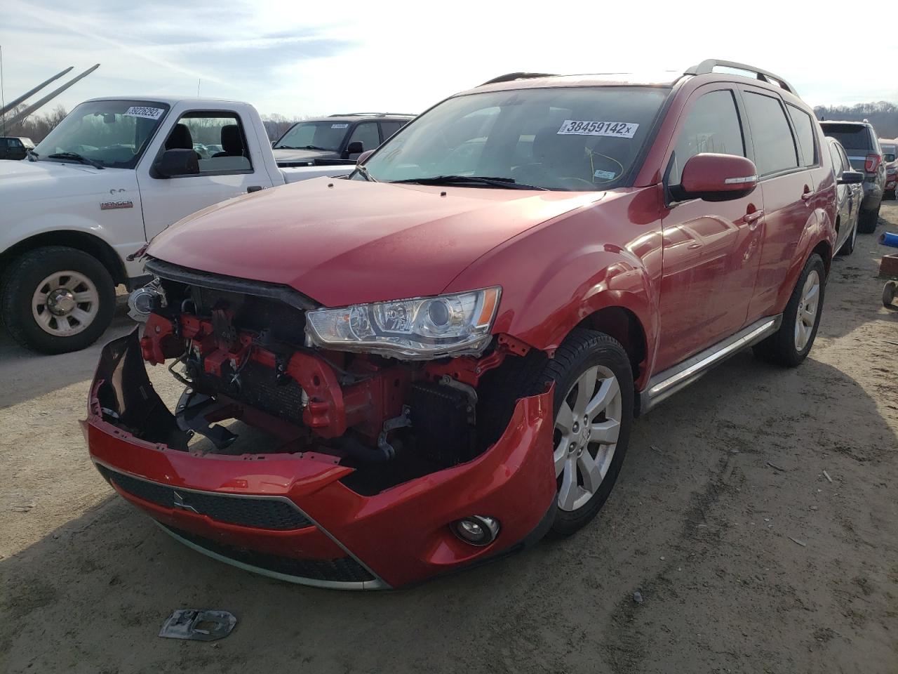 Photo 2 from auction – 2010 MITSUBISHI OUTLANDER with VIN JA4JS4AX9AZ006176