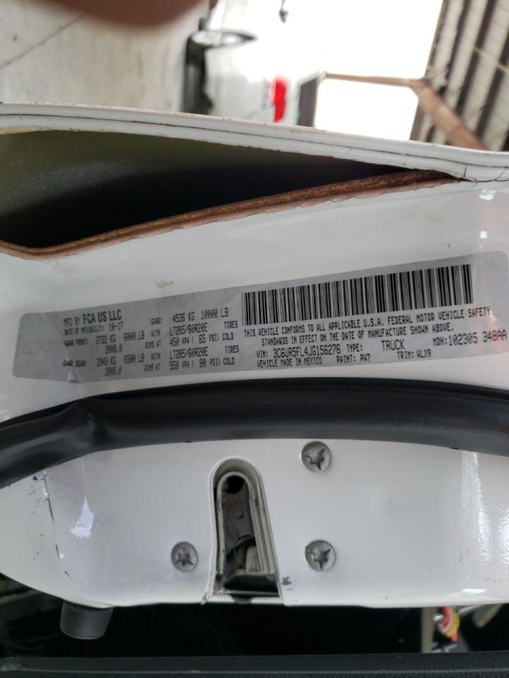 Photo 10 from auction – 2018 RAM 2500 LARAM with VIN 3C6UR5FL4JG156276