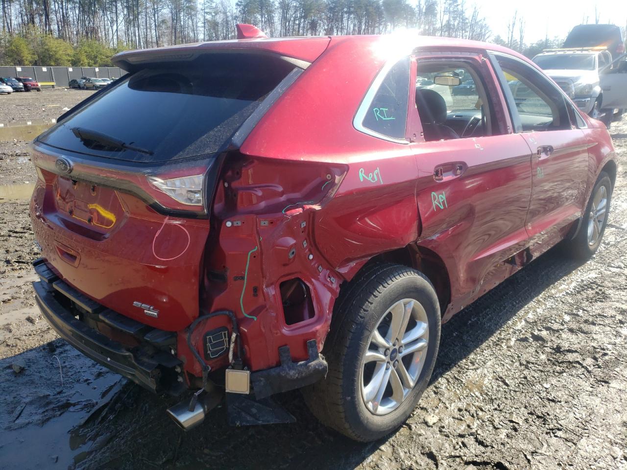 Photo 4 from auction – 2015 FORD EDGE SEL with VIN 2FMTK4J85FBC28307