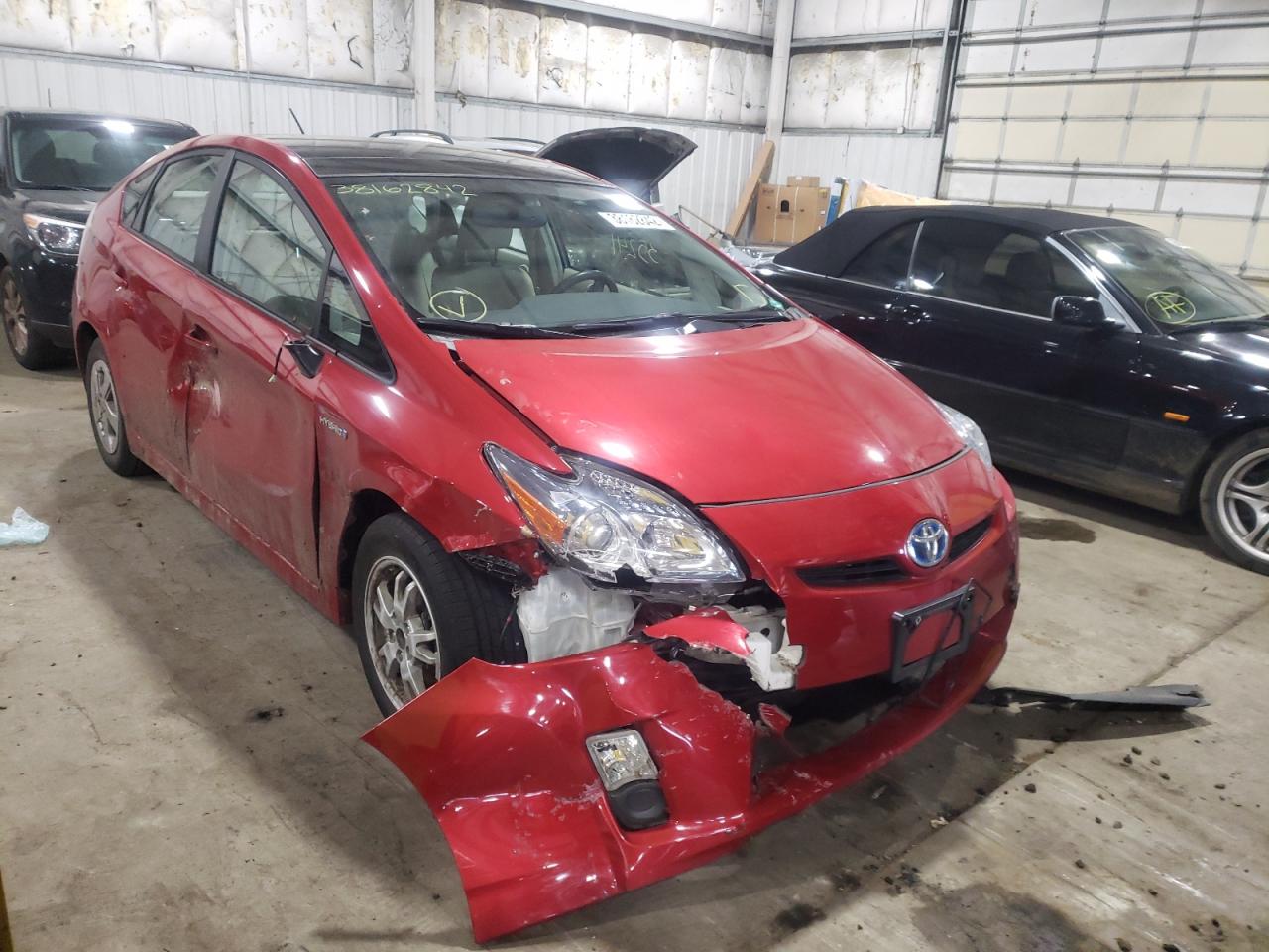 TOYOTA PRIUS 2010 with VIN JTDKN3DU2A0032961 - Photo from auction