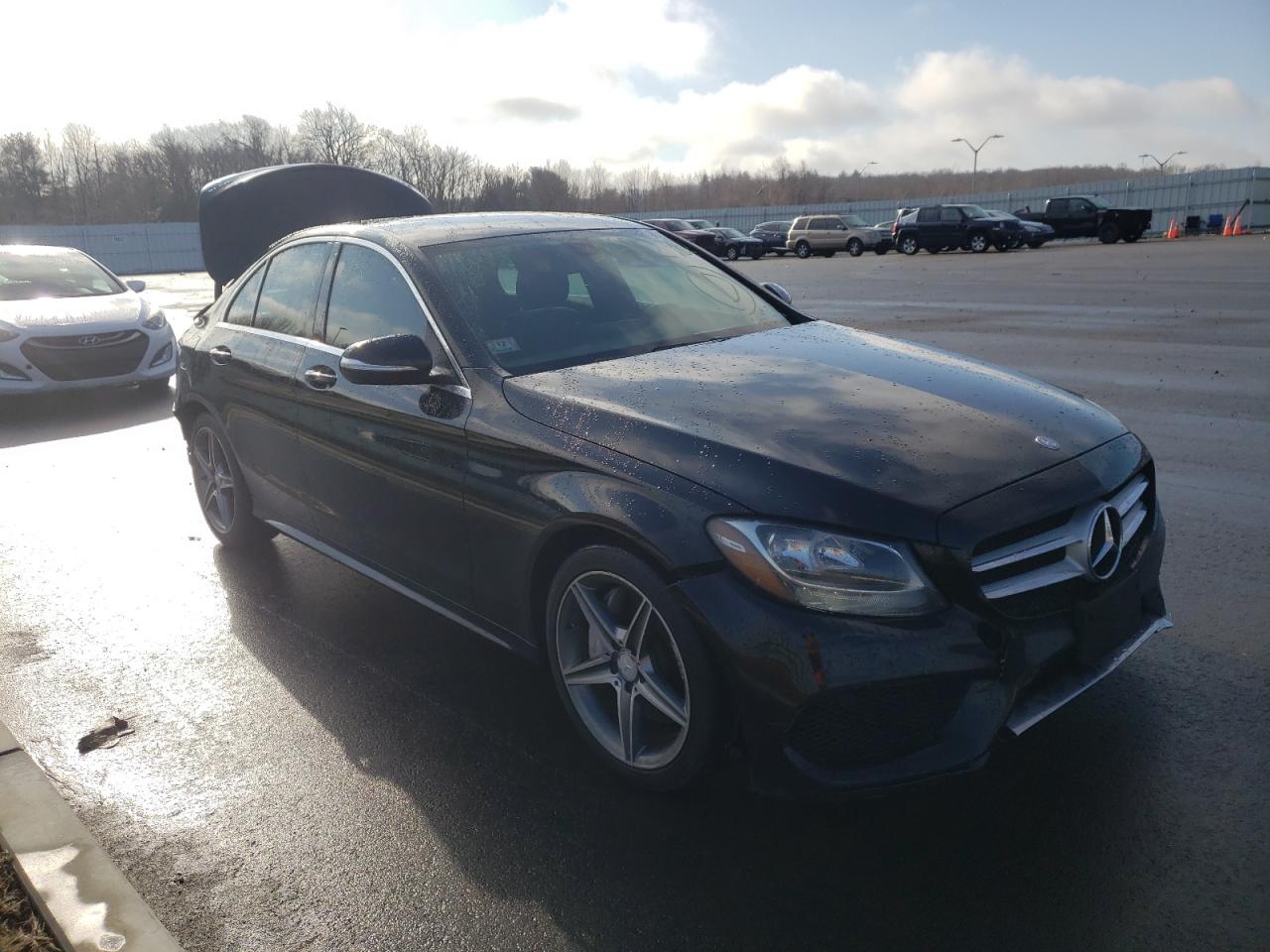 MERCEDES-BENZ C CLASS 2015 with VIN 55SWF4KB5FU019103 - Photo from auction