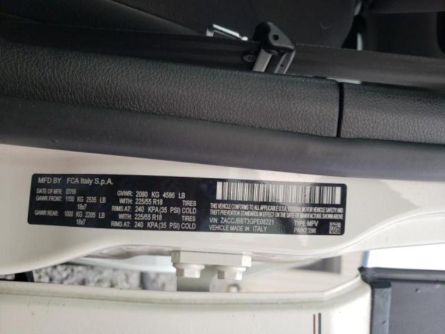 Photo 10 from auction – 2016 JEEP RENEGADE L with VIN ZACCJBBT3GPE08221