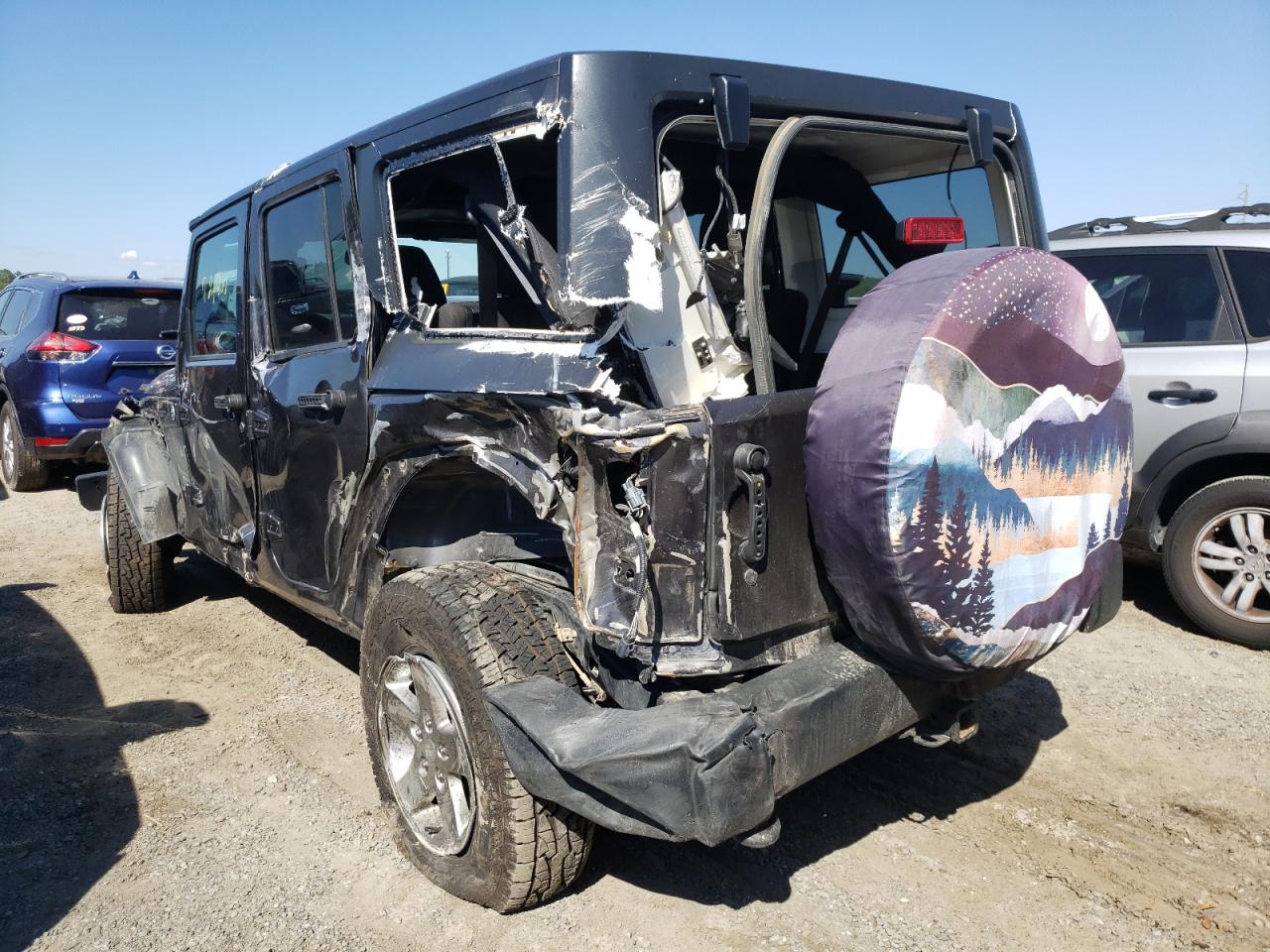 Photo 3 from auction – 2014 JEEP WRANGLER U with VIN 1C4BJWDG8EL276674