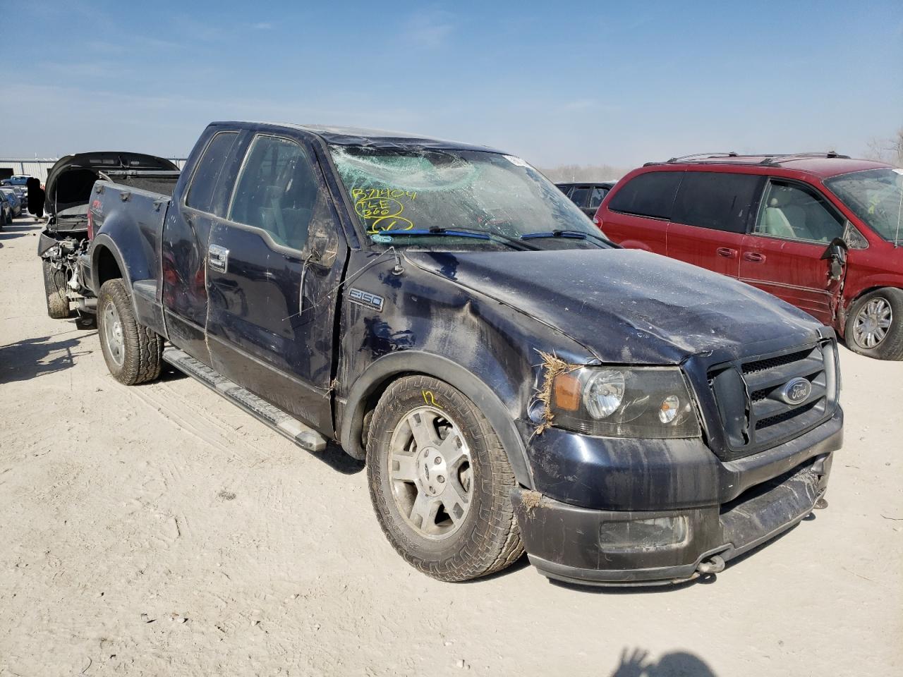 FORD F150 2005 with VIN 1FTPX04555KB71404 - Photo from auction