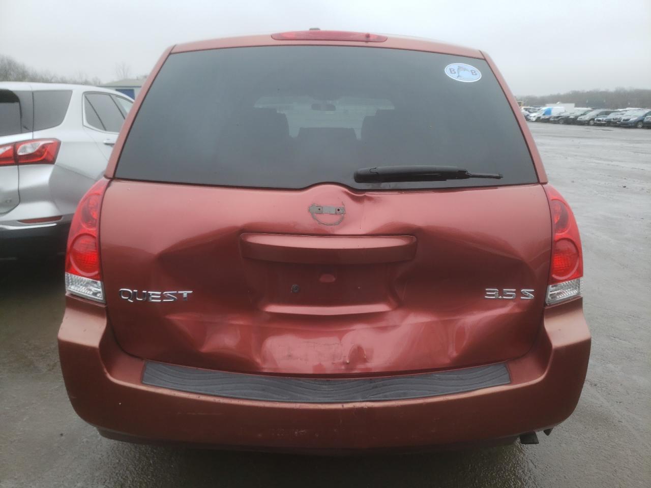 Photo 9 from auction – 2004 NISSAN QUEST S with VIN 5N1BV28U14N308389