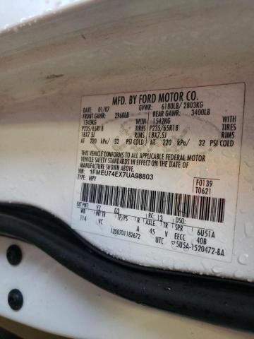 Photo 10 from auction – 2007 FORD EXPLORER E with VIN 1FMEU74EX7UA98803