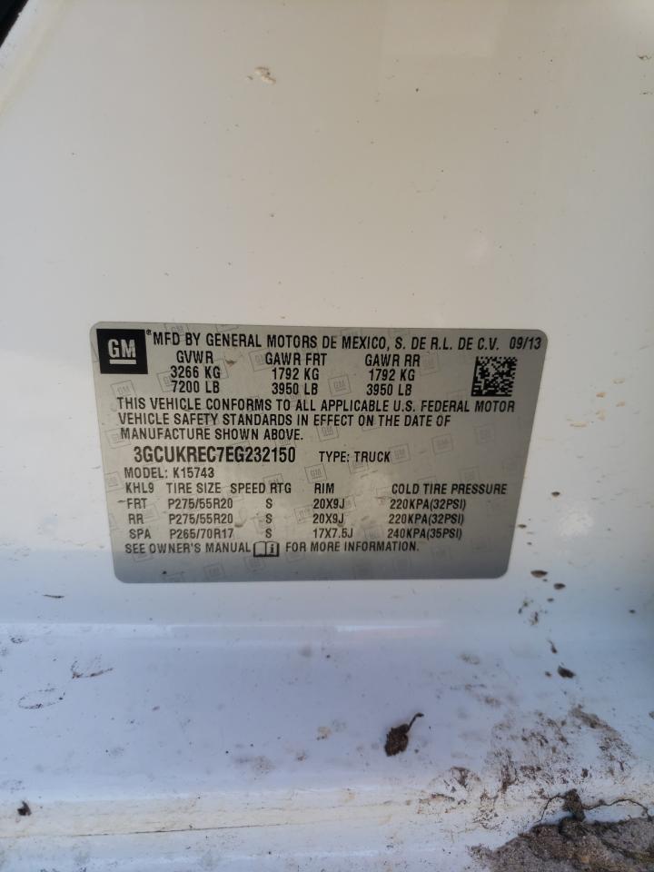 Photo 10 from auction – 2014 CHEVROLET SILVERADO with VIN 3GCUKREC7EG232150