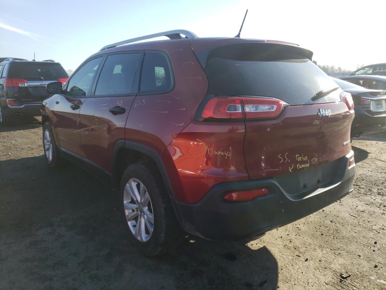 Photo 3 from auction – 2015 JEEP CHEROKEE S with VIN 1C4PJLABXFW677091