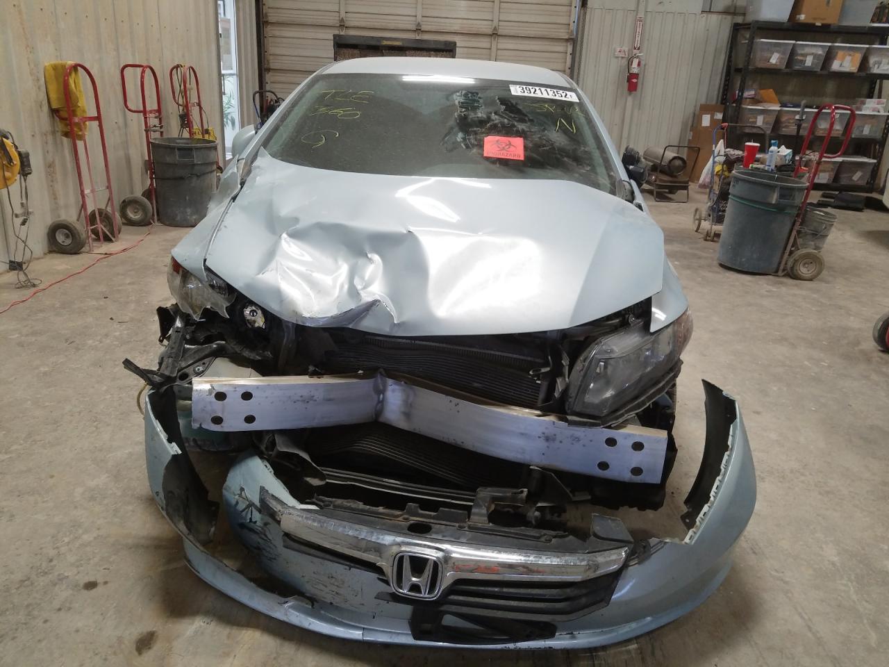 Photo 9 from auction – 2012 HONDA CIVIC LX with VIN 19XFB2F58CE046223