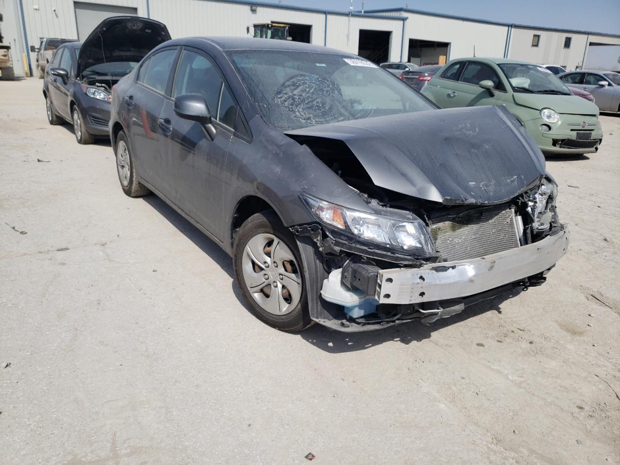 HONDA CIVIC LX 2013 with VIN 2HGFB2F58DH589207 - Photo from auction