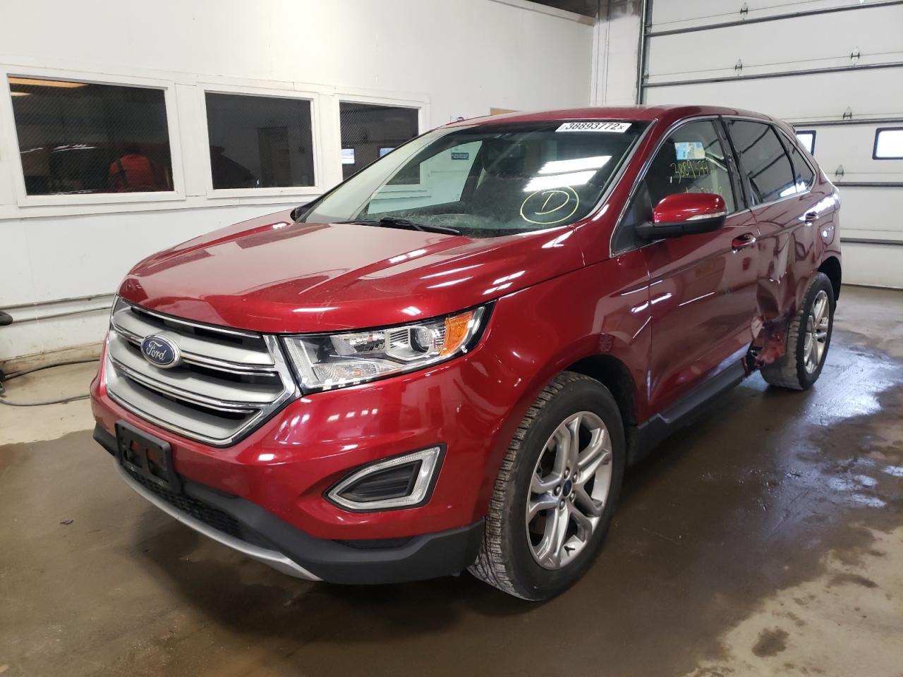 Photo 2 from auction – 2016 FORD EDGE TITAN with VIN 2FMPK4K94GBB12574