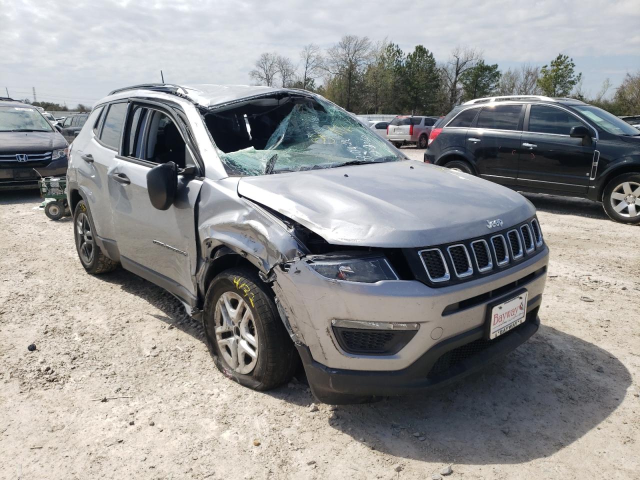 JEEP COMPASS SP 2018 with VIN 3C4NJCAB4JT227569 - Photo from auction