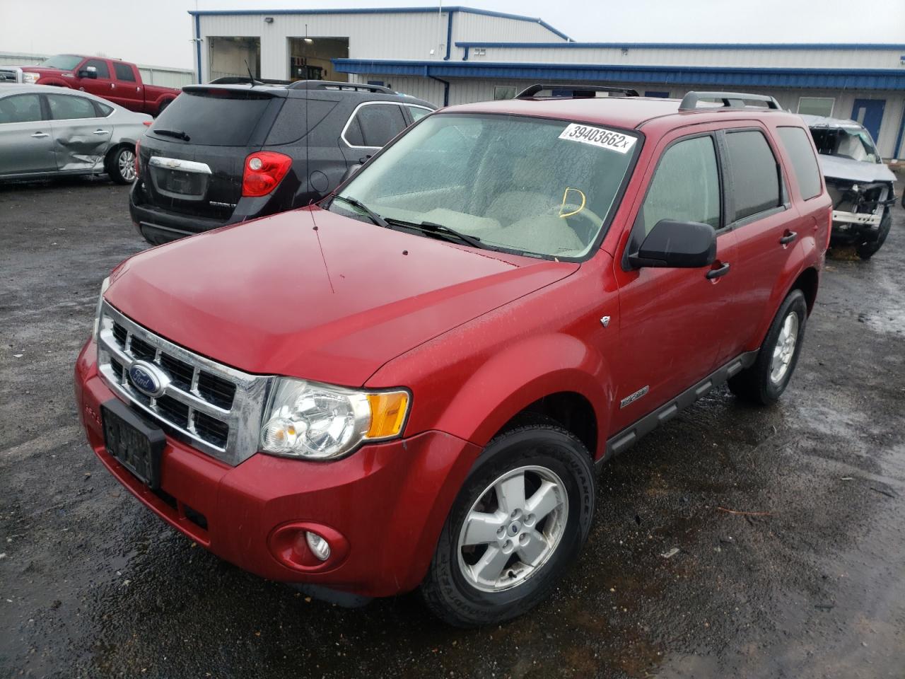 Photo 2 from auction – 2008 FORD ESCAPE XLT with VIN 1FMCU93158KD75355