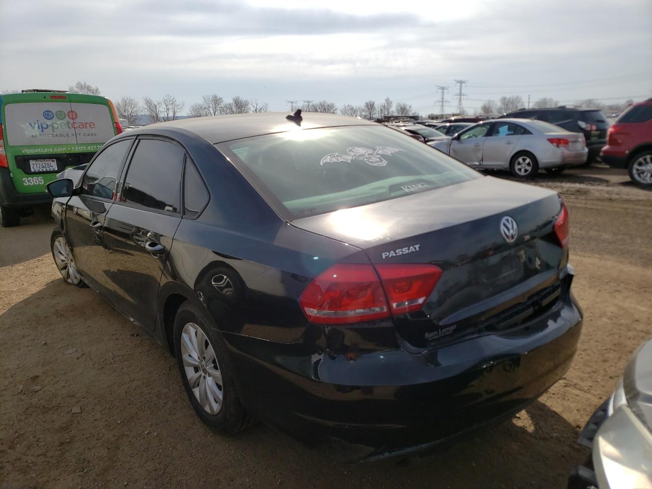 Photo 3 from auction – 2014 VOLKSWAGEN PASSAT S with VIN 1VWAS7A37EC119361