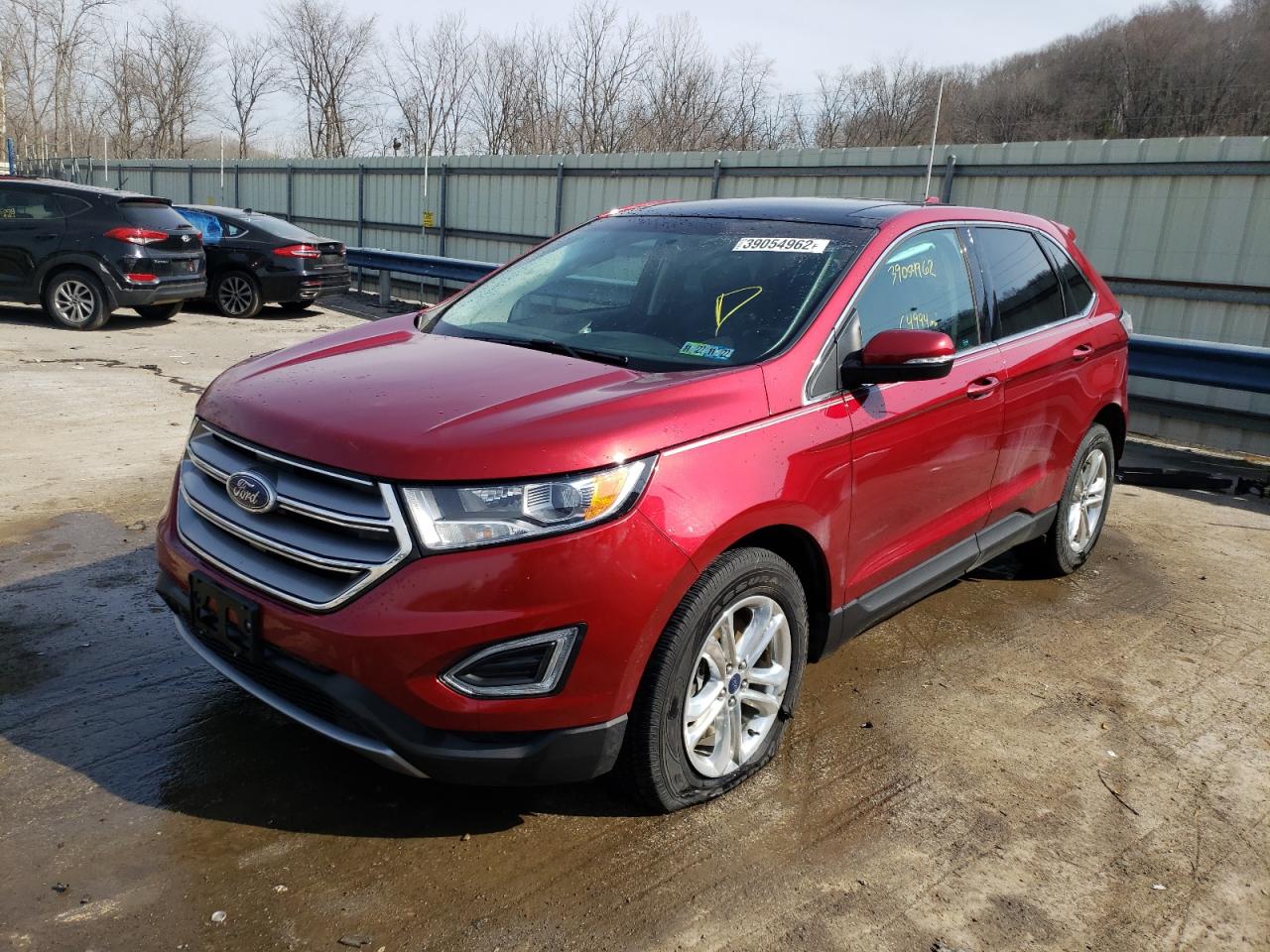 Photo 2 from auction – 2015 FORD EDGE SEL with VIN 2FMTK4J98FBB65048