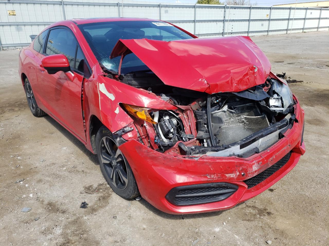 HONDA CIVIC EX 2015 with VIN 2HGFG3B89FH510850 - Photo from auction