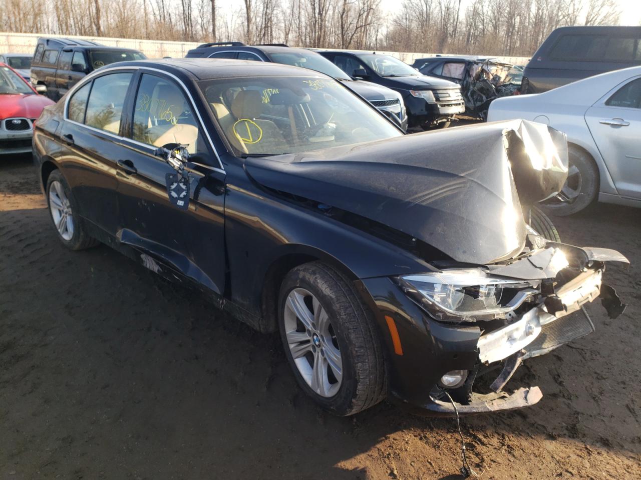 BMW 330 XI 2018 with VIN WBA8D9C55JEM34242 - Photo from auction