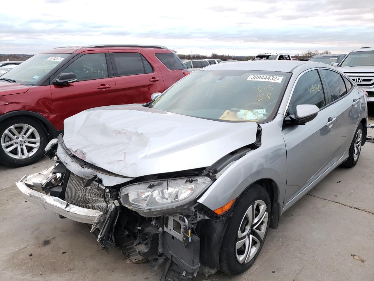 Photo 2 from auction – 2018 HONDA CIVIC LX with VIN 2HGFC2F57JH559155